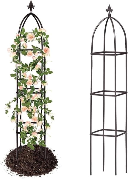 Sturdy garden obelisk