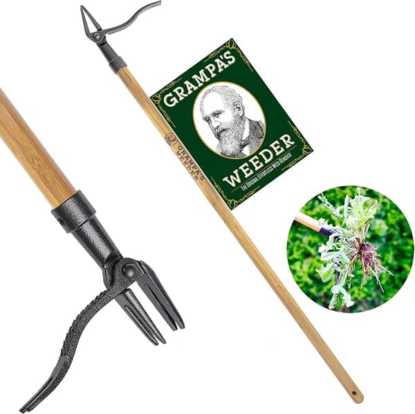 Grampa's Weeder stand-up weed puller
