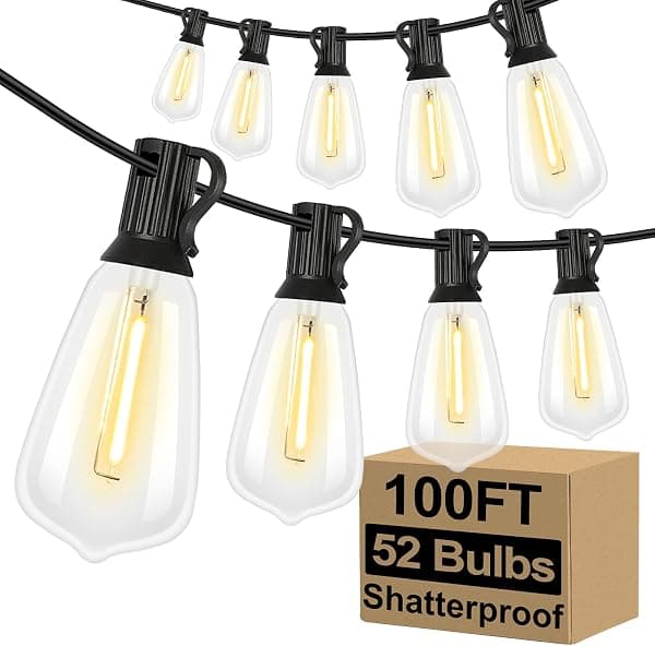 Outdoor string lights